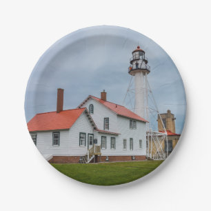 Assiettes En Carton Phare de Whitefish Point