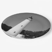 Assiettes En Carton Phare d'Ocracoke (Angle)