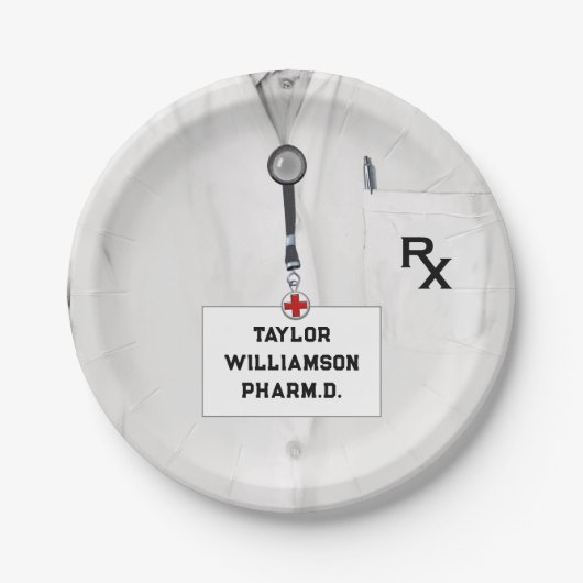 Assiettes En Carton Pharmacie (Devant)