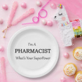 ASSIETTES EN CARTON PHARMACIEN (Fête)