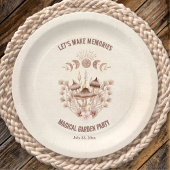 Assiettes En Carton Phase de la Lune d'anniversaire Magical Celestin P