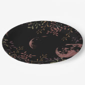 Assiettes En Carton Phases de lune foncée (Angle)