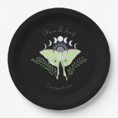 Assiettes En Carton Phases Luna Moth Moon (Devant)