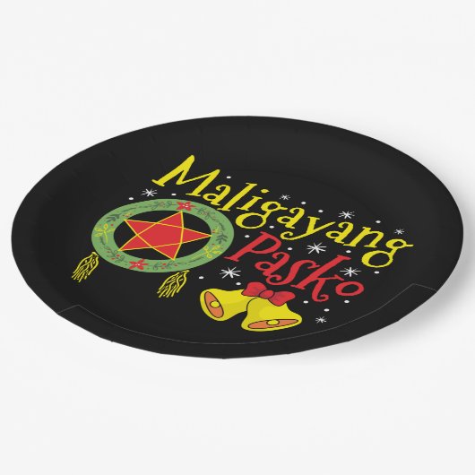 Assiettes En Carton Philippines Noël philippin Maligayang Pasko (Angle)