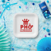 Assiettes En Carton Pho King Delicious (Fête)