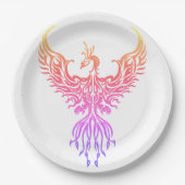 Assiettes En Carton Phoenix (Devant)