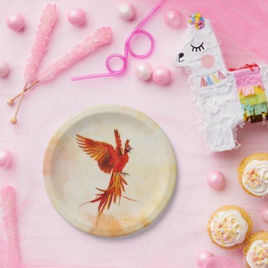 Assiettes En Carton Phoenix Rising - #2 (Fête)