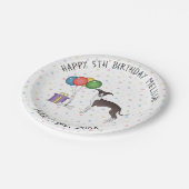 Assiettes En Carton Phoque Et Blanc Italien Greyhound Chien Anniversai (Angle)