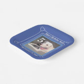 Assiettes En Carton Photo Anniversaire de Chien Chien Mignonne Numéro  (Angulaire)