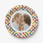 Assiettes En Carton Photo Custom Colorful Personalized (Devant)