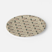 Assiettes En Carton Photo de canard de Mallard (Angle)