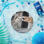 Assiettes En Carton Photo de girafe (Fête)