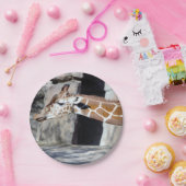 Assiettes En Carton Photo de girafe (Fête)