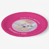 Assiettes En Carton Photo de l'adorable Chien de Chien de Chien Portan (Angle)