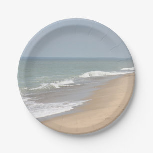 Assiettes En Carton Photo de plage