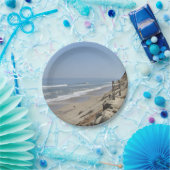 Assiettes En Carton Photo de plage (Fête)