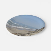 Assiettes En Carton Photo de plage (Angle)