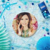 Assiettes En Carton Photo du 40e anniversaire (Fête)