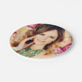 Assiettes En Carton Photo du 40e anniversaire (Angle)