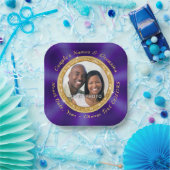 Assiettes En Carton PHOTO étonnante, Plaques de papier Mariage personn (Fête)