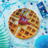 Assiettes En Carton Photo gaufre (Fête)