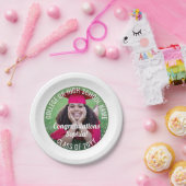 Assiettes En Carton Photo Overlay Moderne Félicitations Diplôme (Fête)