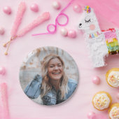 Assiettes En Carton Photo personnalisée (Fête)