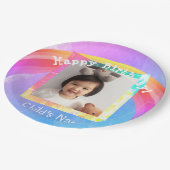 Assiettes En Carton Photo Plaque papier Anniversaire - HAMbWG (Angle)