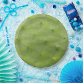 Assiettes En Carton Photo verte tropicale botanique de cactus (Fête)