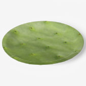 Assiettes En Carton Photo verte tropicale botanique de cactus (Angle)