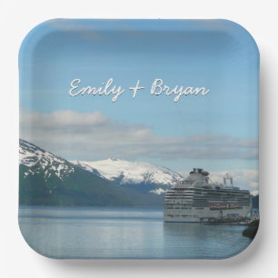 Assiettes En Carton Photographie de voyage de croisière en Alaska
