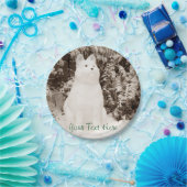 Assiettes En Carton photographie drôle de Noël de bonhomme de neige (Fête)