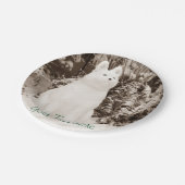 Assiettes En Carton photographie drôle de Noël de bonhomme de neige (Angle)