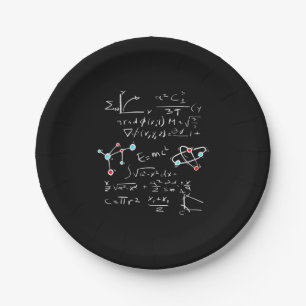 Assiettes En Carton Physique Math Formule Enseignant Atomes et Mol