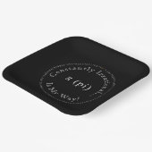 Assiettes En Carton Pi, L'Irrationnel Mathématique Constant Amusant (Angulaire)