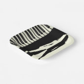 Assiettes En Carton Piano Woman (Angulaire)