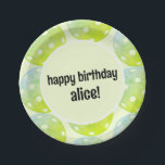 Assiettes En Carton Pickball Party Sports Green Nom personnalisé<br><div class="desc">Jouons au Pickleball ! Célébrez votre joueur de pickleball ou ventilateur avec ces assiettes de fête amusantes et vibrantes avec une police rétro amusante et des pickleballs vert et bleu clair. Tout le texte est personnalisable. Une partie d'une collection de Parcel Studios.</div>