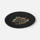 Assiettes En Carton Picker De Champignons Fiers (Angle)