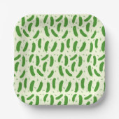 Assiettes En Carton Pickle & Fresh Collection patterned (Recto)