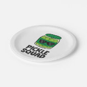 Assiettes En Carton Pickle Lover Team Pickles Funny Pickle Squad (Angle)