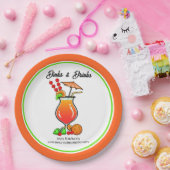 Assiettes En Carton Pickleball Bachelorette Mariage Dinks & Boissons (Fête)