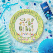 Assiettes En Carton Pickleball fête anniversaire (Fête)