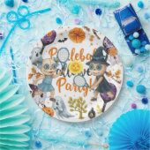 Assiettes En Carton Pickleball Halloween thème pour la fête (Fête)