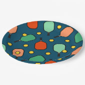 Assiettes En Carton Pickleball Party (Angle)