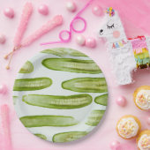 Assiettes En Carton Picks Green (Fête)