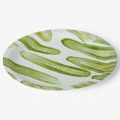 Assiettes En Carton Picks Green (Angle)