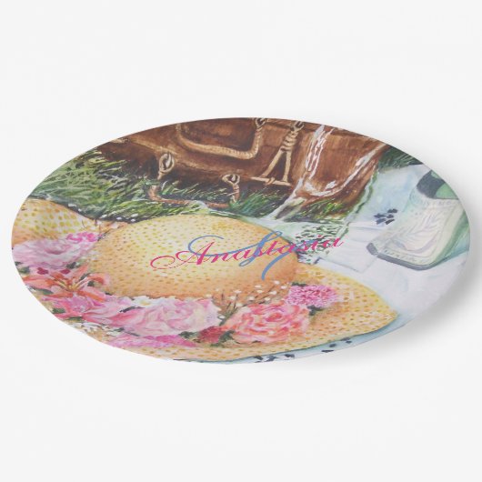 ASSIETTES EN CARTON PICNIC PROPOSE MONOGRAM PARTY (Angle)