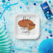 Assiettes En Carton Pie Me Rend Joyeuse Pie Party (Fête)