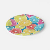 Assiettes En Carton Pièces de fruits d'agrumes (Angle)