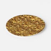 Assiettes En Carton Pièces d'or (Angle)